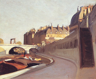 The Quaid Grands Augustins Edward Hopper